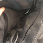 Black grunge goth crossbody messenger bag silver tone adjustable buckle strap Measurement in pics Photo 7