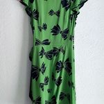 Nanette Lepore  Silk Wrap Dress Bow Print Y2K Sz 6 Miley Cyrus Photo 6