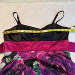 Iz Byer NEW Iz Beyer Y2K Floral Bubble Dress Juniors Size 11 Prom Party HoCo Retro Black Photo 9