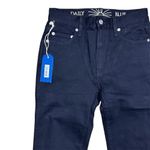 NWT Daily Blue Women's Burn Straight Leg Jeans Size 26 Infinity Black Stretch Photo 3