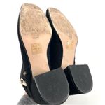 Office London Suede Side Zip Ankle Booties Heeled Boot Black Size 9 Photo 6