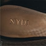 NYDJ EUC  Leather Gabe Open Toe Booties Black Size 6.5 Photo 5