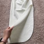 Misha Ida Midi Ruched Dress White Size 8 Photo 2