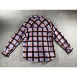 Sage Collective Sherpa Lined Flannel Shirt Women Large Plaid Cozy Shacket Photo 2