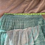 Free People Tiered Chiffon Blue Mini Skirt Photo 8