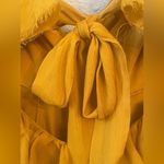 ASOS DESIGN Tiered Ruffle Dress, Mustard, 2 Photo 7