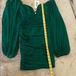 12th Tribe  EMERALD MESH MINI DRESS - green wedding guest dress, party dress Photo 3