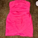 Lavish  Strapless Pink Dress Photo 4