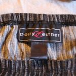 Polly & Esther Black & White Striped Top Photo 3