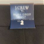 J.Crew  Roby Crop Pants Black Size 2 NWT‎ Photo 2