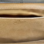 NWT Vintage Rodo Gray Leather Accordion Shoulder Bag Photo 5