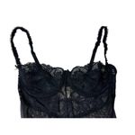 Victoria's Secret Vintage  GOLD LABEL Black Teddy Lace Bodysuit Women's 34C Photo 7