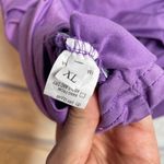 UNBRANDED Extra Large XL Purple Back Zip Scrunch Club Prom Homecoming Mini Dress Photo 3