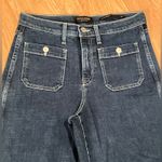 Banana Republic Premium Denim High Rise Wide Leg Crop Jeans 28P Photo 4