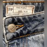 Free People  jeans size 25. EUC, patchwork. Boho vintage vibe. Distressed. Photo 1