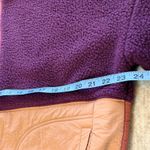 Fabletics  Fleece Large Pullover‎ 1/4 Zip Colorblock Cropped Athletic Top Sweater Photo 4