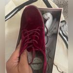 Coolway  Deep Red Velvet Shoes Photo 1