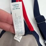 Cacique Swim by  Swim tankini Top Blue floral flower print strappy plus Size 14 Photo 7