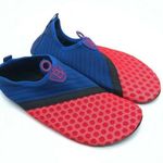 Water Shoes Slip On Mesh Lightweight Blue Red 41/4 Size 8 Photo 0