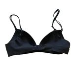 Victoria's Secret Victoria Secret Black Paded No Wire Straps Gold V Detail On Ftont Bra SZ 34B Photo 3