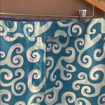 Bermuda Styles Blue and White Swirl Skirt Size 8 Photo 3