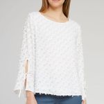 Nic+Zoe  Paper White Clip It Up Blouse Photo 1