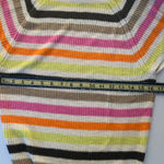 Loft Knitted Short Sleeve Striped Women's Top Size Small Photo 7