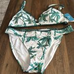 Cupshe Tropical Palm Print Bikini Set Green Size XL Photo 3