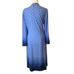 BCBGMAXAZRIA  Adele Blue Floral Wrap Dress Photo 4