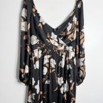 Baltic Born NWT Tristan Maxi Dress Black Floral Large Boho Photo 3