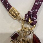 House of Harlow 1960 | Sunburst Pend Necklace w/ Heart Clasp & Adjustable Charms Gold Photo 3