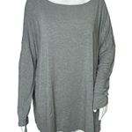 Shannon Passero Shirt Womens Small Gray Oversized‎ Tunic Top Neutral Minimalist Photo 0