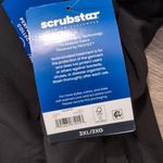 Scrubstar  Black Collared Top Size 3XL Photo 5