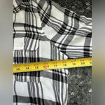Lucky Brand | Black & White Toni Belted Plaid Button Down Shirt Dress Size M Photo 9