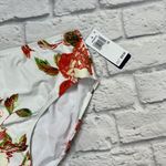 Rachel Roy  White High-Waist Floral Bikini Swim Bottoms Size Large L New Photo 2