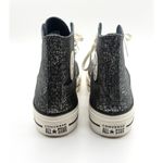 Converse Chuck Taylor All Star Lift Platform Glitter Womens Black 8.5 Photo 4