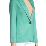 Reiss  Ember Notched Single Button Blazer Green Tailored Lined Womens Size 12 Photo 3