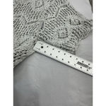 Womans Poof Large Gray Knit Open Front Cardigan short Sleeve Photo 5