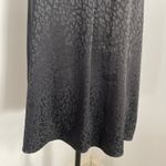 Leopard Print Sleeveless Satin Blouse Small Black Corporate Chic Officecore Top Photo 2