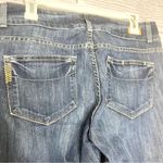 Paige Hidden Hills Blue Boot Cut Flare Jeans Size 30 Photo 6