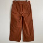 Madewell Orange Rust Retro Emmett High Waisted Wide Leg Crop Jean Trouser Pants Photo 5