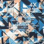 Xersion Sz 4X 7/8 Active Ankle Length Leggings Quick Dri Hidden Waist Pocket Photo 10