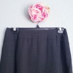 Armani Collezioni  Black and White Stitched Skirt Photo 2