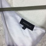 Majorelle  White Lace  Midi Dress Small One Shoulder Asymmetric Ruffle Bridal Photo 5