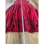 Preview International PREMIER INTERNATIONAL Cotton Red Vintage Maxi African print Dress Photo 4