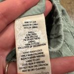 Soft Surroundings  Green Metallic Striped Linen Blend Pants Size XL Photo 5