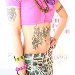 90s Green Square elastic cotton pants Size XS Photo 4