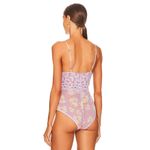 Free People Intimately Monday Morning Bodysuit Lilac Combo Medium NEW Photo 9