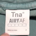 Aritzia TNA AiryAF Fleece Crop Hoodie 2 Blue Photo 2