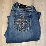 Miss Me  bootcut boot blue denim Women's Jeans Photo 0